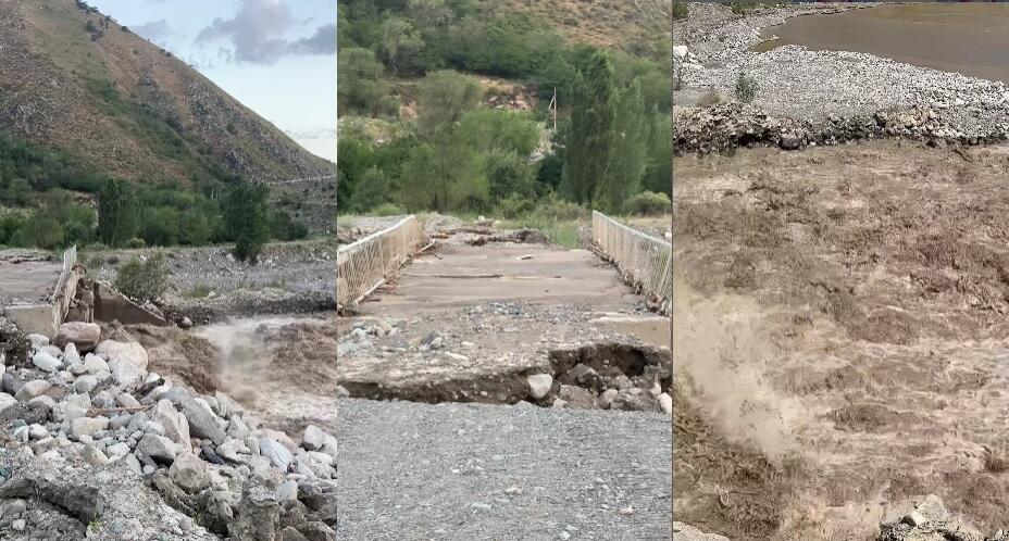 Селевой паводок размыл дамбу на плотине Талгар, эвакуировано около 150 человек