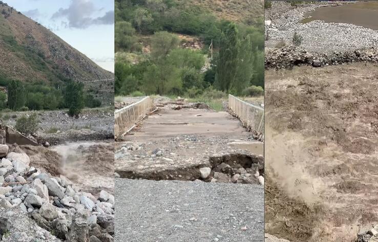 Селевой паводок размыл дамбу на плотине Талгар, эвакуировано около 150 человек