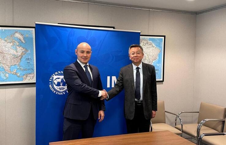 Minister of National Economy Alibek Kuantyrov meets IMF Deputy Managing Director Bo Li