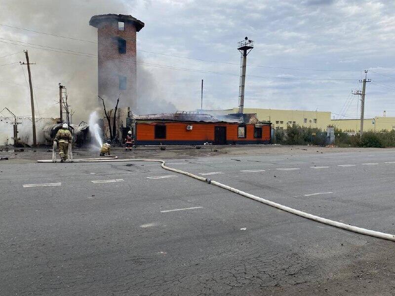 Екібастұзда автогаз құю бекетінде жарылыс болды