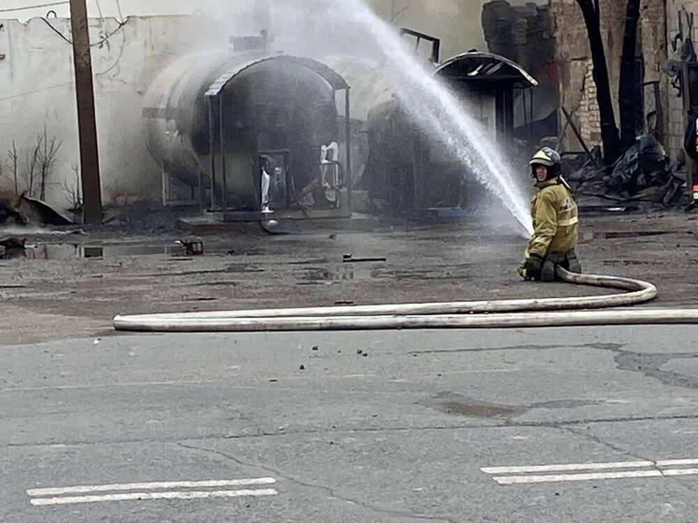 Екібастұзда жанармай бекетінде жарылыстан 17 жастағы жігіт мерт болды. Сурет: ҚР ТЖМ