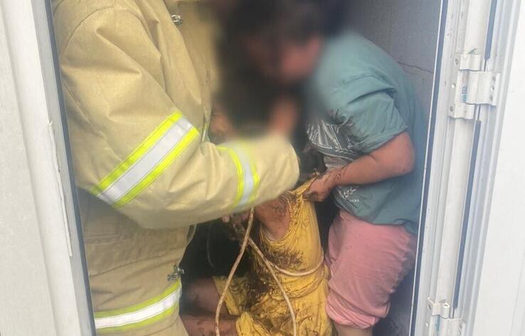 Алматы облысының құтқарушылары дәретханаға құлап кеткен екі баланы құтқарды