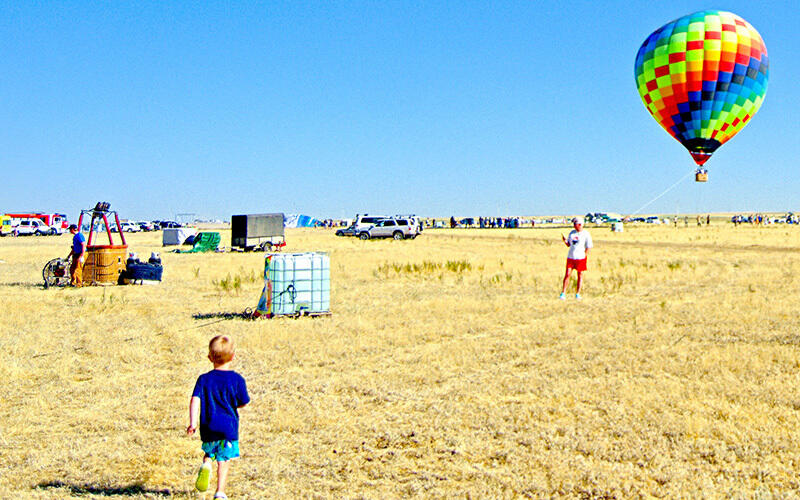 В Конаеве прошел фестиваль воздушных шаров. Фото: Виктор Репников/@victorre2495