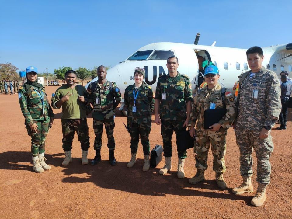 В Центральноафриканской Республике проведена ротация казахстанских миротворцев