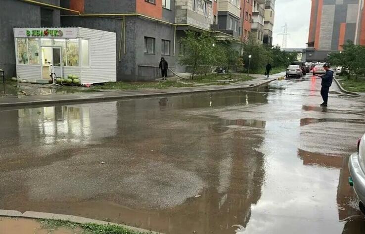 Алматы вновь затопило после мощного ливня