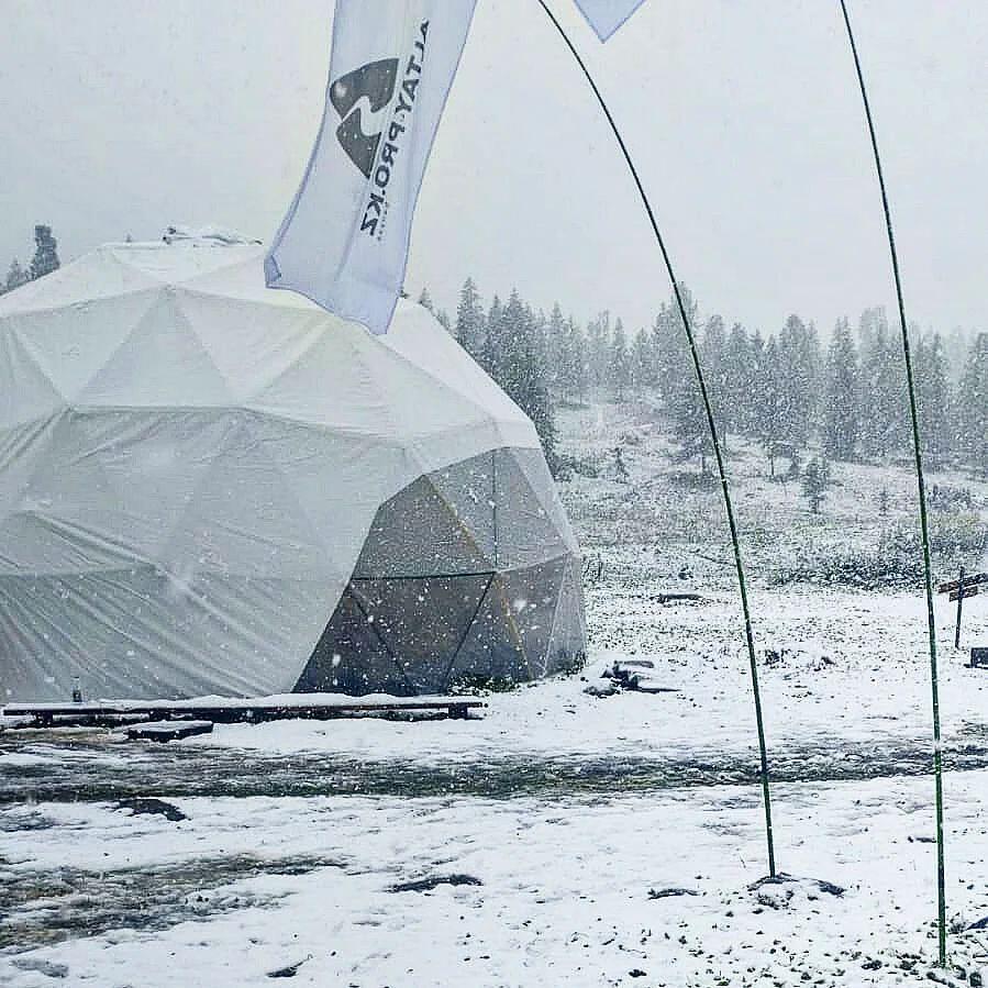 В Казахстане выпал первый снег