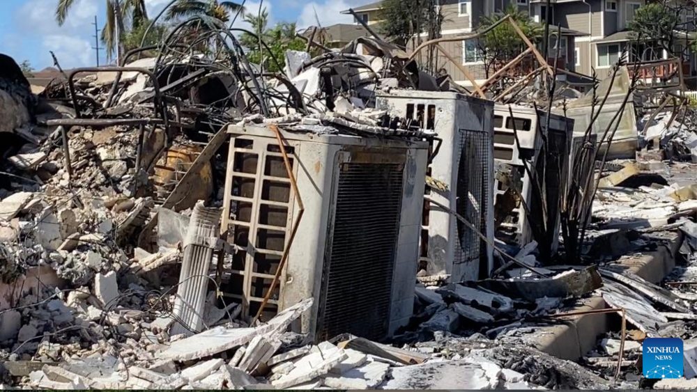 Fire in the Hawaiian Islands: the death toll exceeded 100 people. Images | Photo by Yang Pingjun/Xinhua