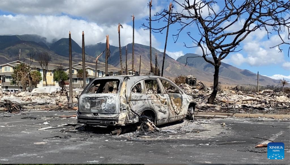 Fire in the Hawaiian Islands: the death toll exceeded 100 people. Images | Photo by Yang Pingjun/Xinhua