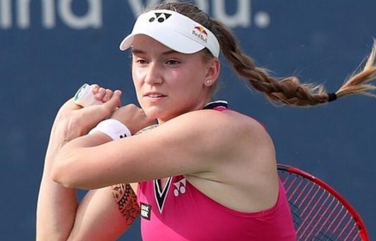 Елена Рыбакина Цинциннатиде өткен турнирдің үшінші айналымына өтті