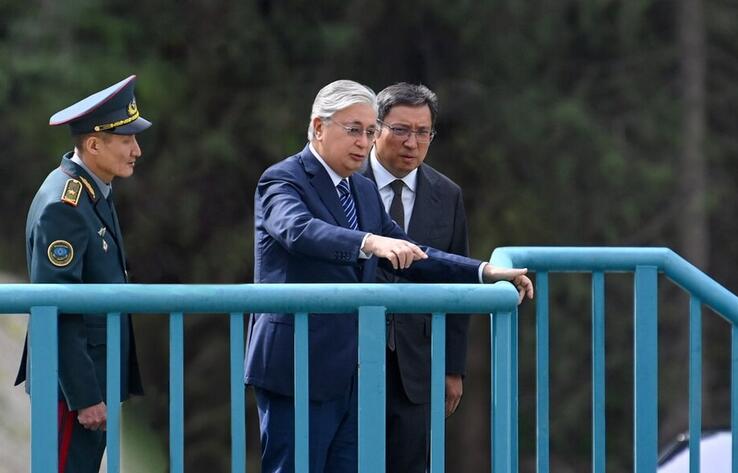 Президент Қасым-Жомарт Тоқаев Алматы қаласына жұмыс сапарымен келді