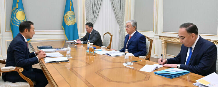 Президент Казахстана принял генерального секретаря СВМДА