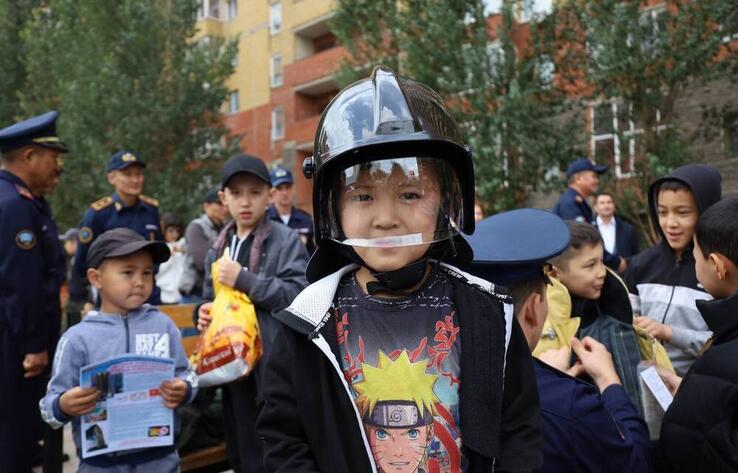 Astana residents took part in a fire-tactical exercise 