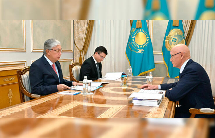 Kazakh Head of State receives Qazaqstan Khalkyna Fund Chairman Bolat Zhamish