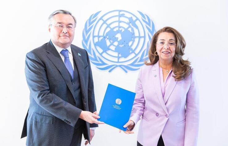 The Permanent Representative of Kazakhstan presented credentials to the Director-General of the UN Office in Vienna