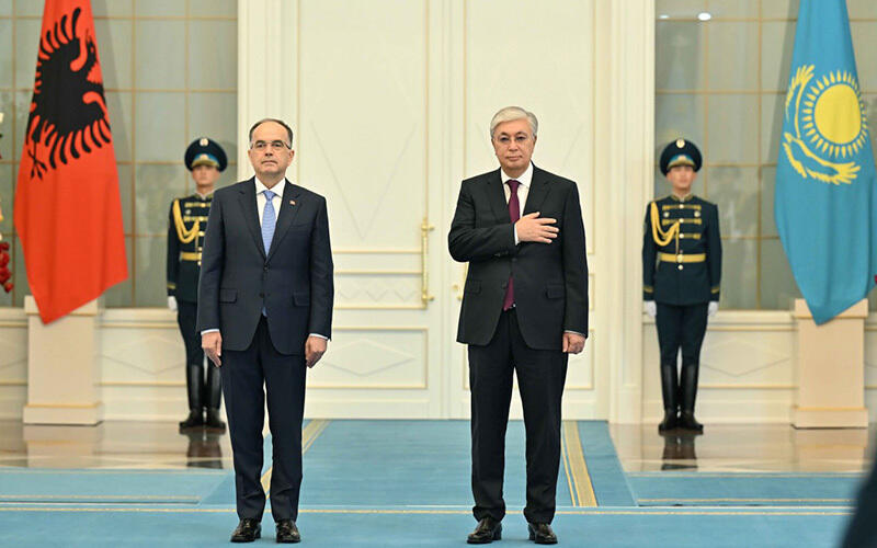 Албания Президенті Байрам Бегайдың Қазақстанға ресми сапары. Сурет: Ақорда