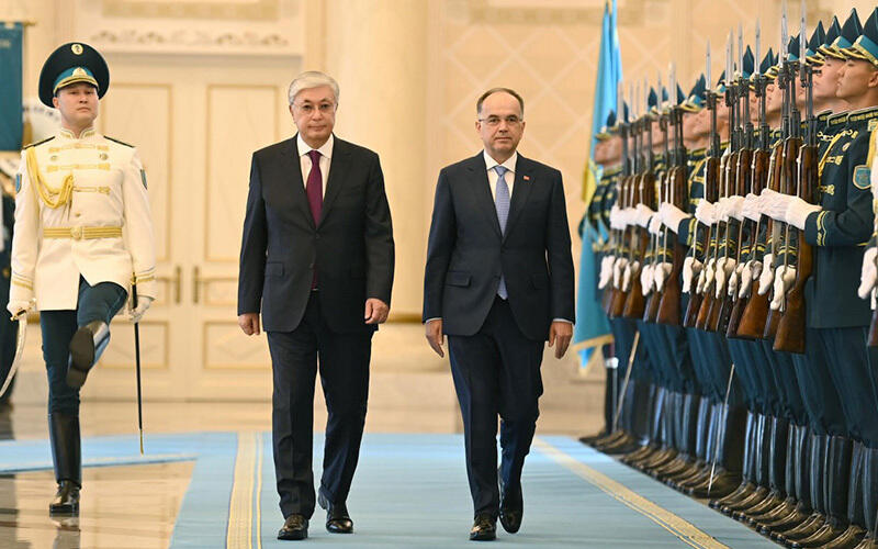 Албания Президенті Байрам Бегайдың Қазақстанға ресми сапары. Сурет: Ақорда