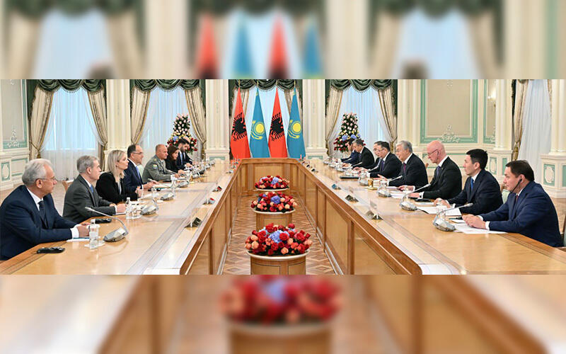 Албания Президенті Байрам Бегайдың Қазақстанға ресми сапары. Сурет: Ақорда