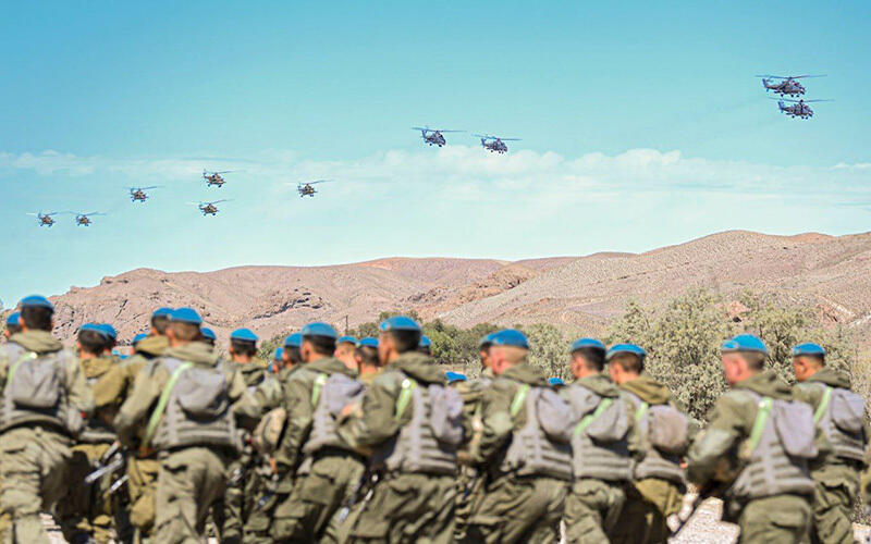 President Tokayev visits strategic command and staff military exercises "Batyl Toitarys - 2023". Images | Akorda