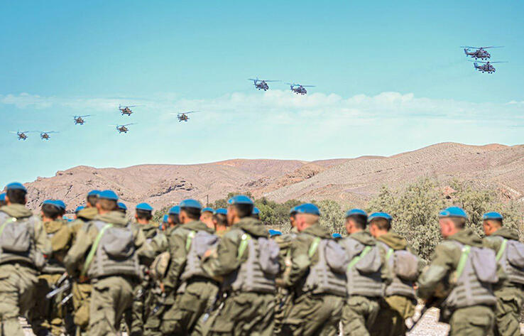 President Tokayev visits strategic command and staff military exercises "Batyl Toitarys - 2023"
