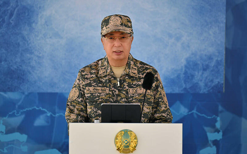President Tokayev visits strategic command and staff military exercises "Batyl Toitarys - 2023". Images | Akorda