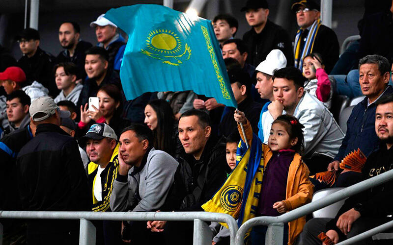 Сборная Казахстана по футболу одержала победу в отборочном турнире Евро-2024. Фото: t.me/ptrkkz