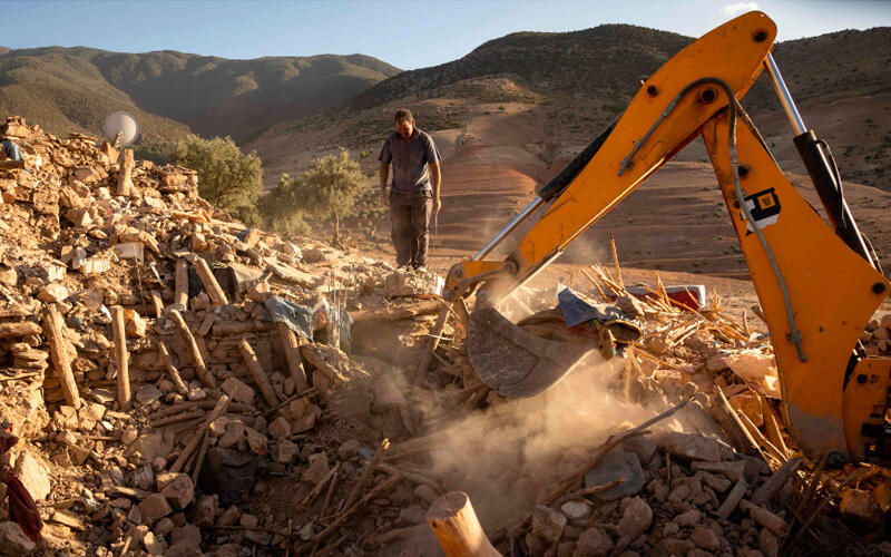 Число погибших в результате землетрясения в Морокко превысило 2 тысячи человек. Фото: Кадр с видео Xinhua