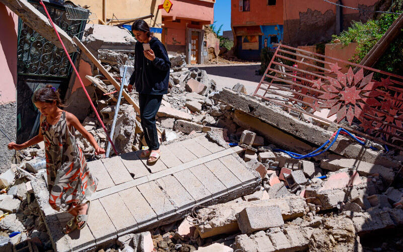 Число погибших в результате землетрясения в Морокко превысило 2 тысячи человек. Фото: Кадр с видео cgtn.com