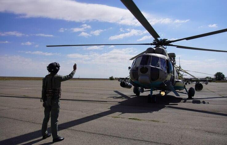 Pilots of National Security Committee, Border Service and Ministry of Emergency Situations of Kazakhstan conducted tactical exercises