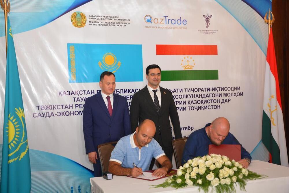 Businessmen from Kazakhstan signed export contracts for 82.1 million dollars in Dushanbe