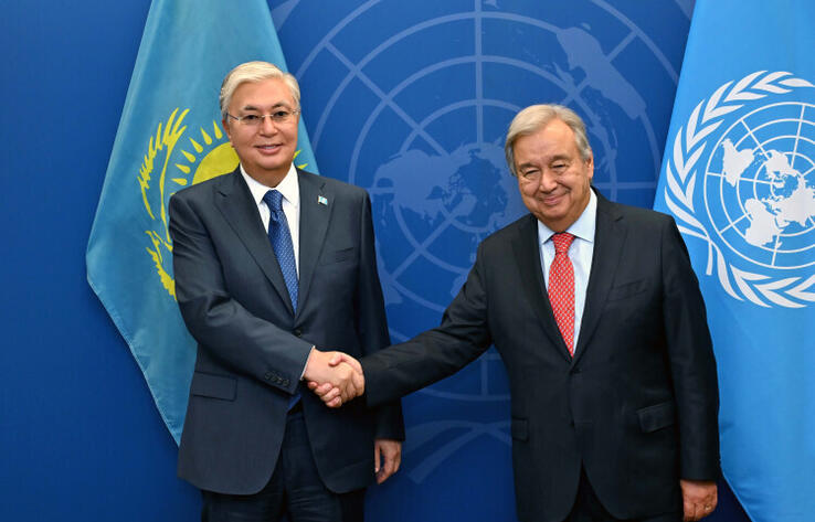President of Kazakhstan held talks with UN Secretary-General António Guterres