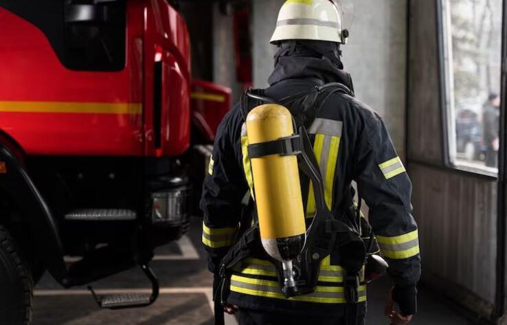 В Таразе произошел пожар в школе