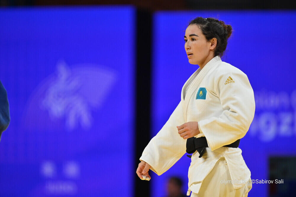 Казахстанская дзюдоистка Абиба Абужакынова вышла в финал Азиатских игр в Ханчжоу