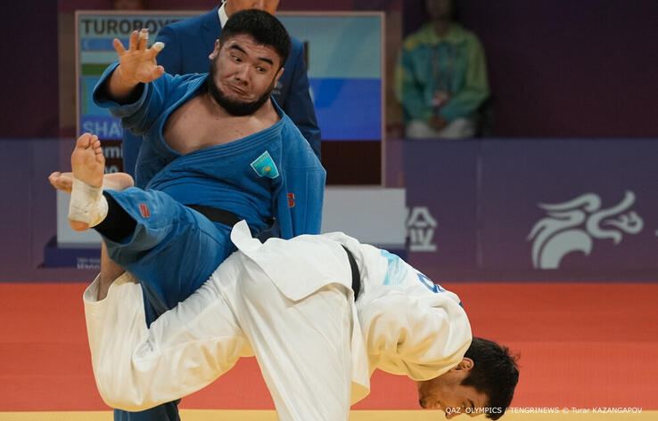 Дзюдоист Нурлыхан Шархан завоевал бронзовую медаль на Азиатских играх