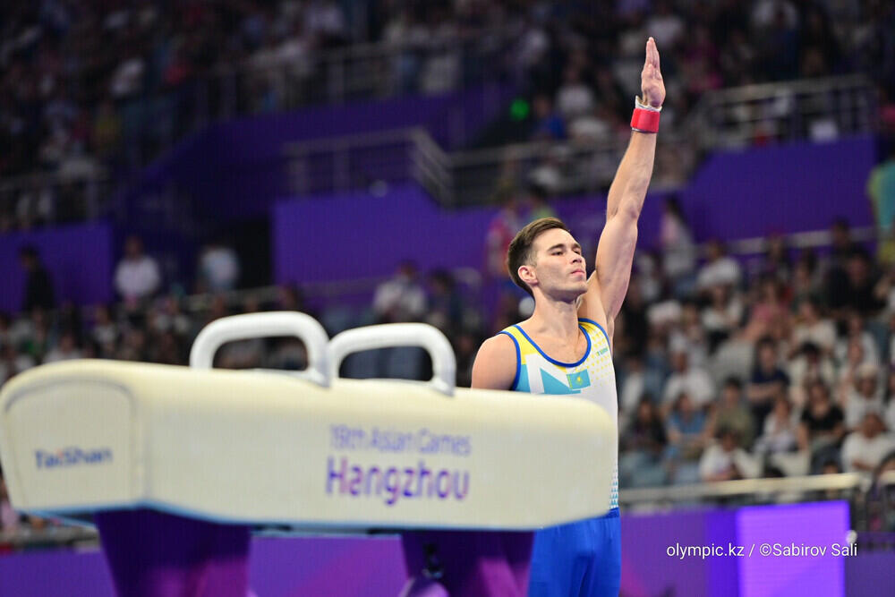 Казахстанский гимнаст завоевал бронзовую медаль Азиады