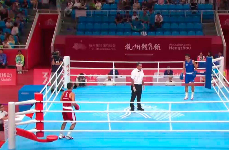 Казахстанский боксер Ертуган Зейнуллинов на Азиаде победил призера ЧМ