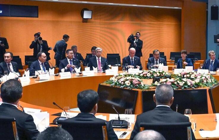 Kassym-Jomart Tokayev participates in the meeting of the heads of Central Asian States with German Chancellor Olaf Scholz