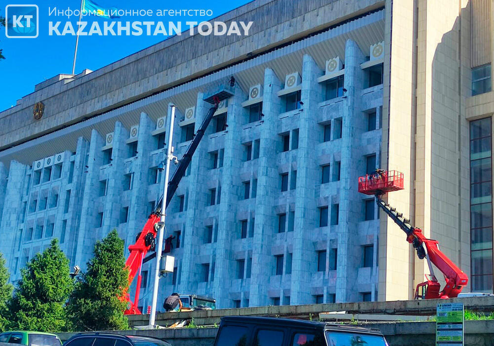 Здание акимата Алматы восстановлено с сохранением архитектурного облика