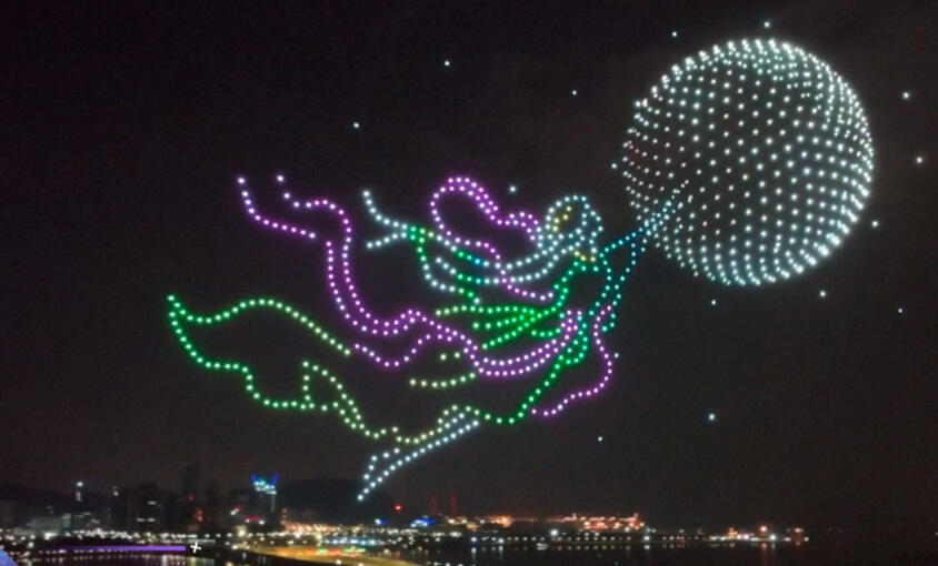 Shenzhen and Hong Kong present joint drone show for first time on China's National Day