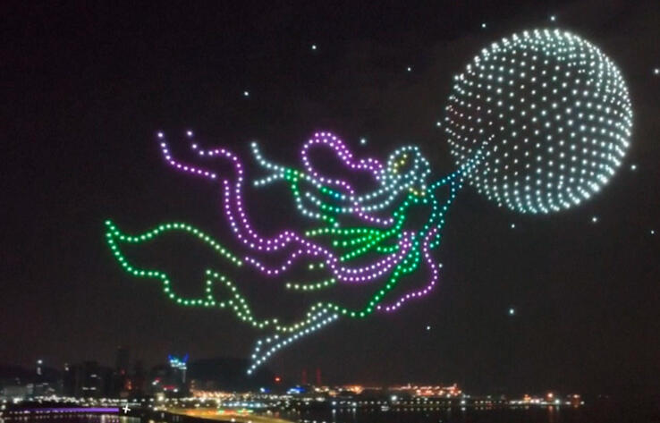 Shenzhen and Hong Kong present joint drone show for first time on China's National Day