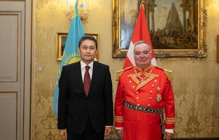 Ambassador of Kazakhstan presented his credentials to the Grand Master of the Sovereign Military Order of Malta