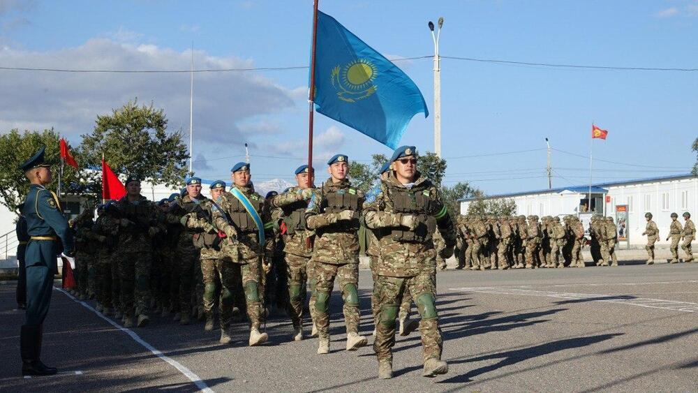 Казахстанские военнослужащие принимают участие в учениях ОДКБ. Фото: Минобороны РК