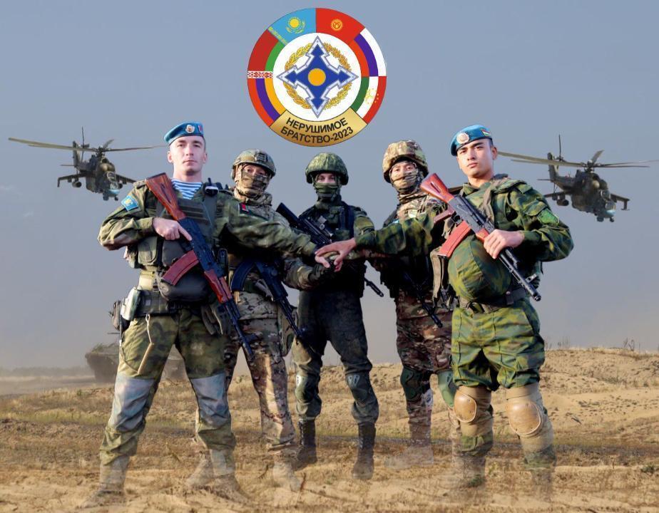 Казахстанские военнослужащие принимают участие в учениях ОДКБ. Фото: Минобороны РК