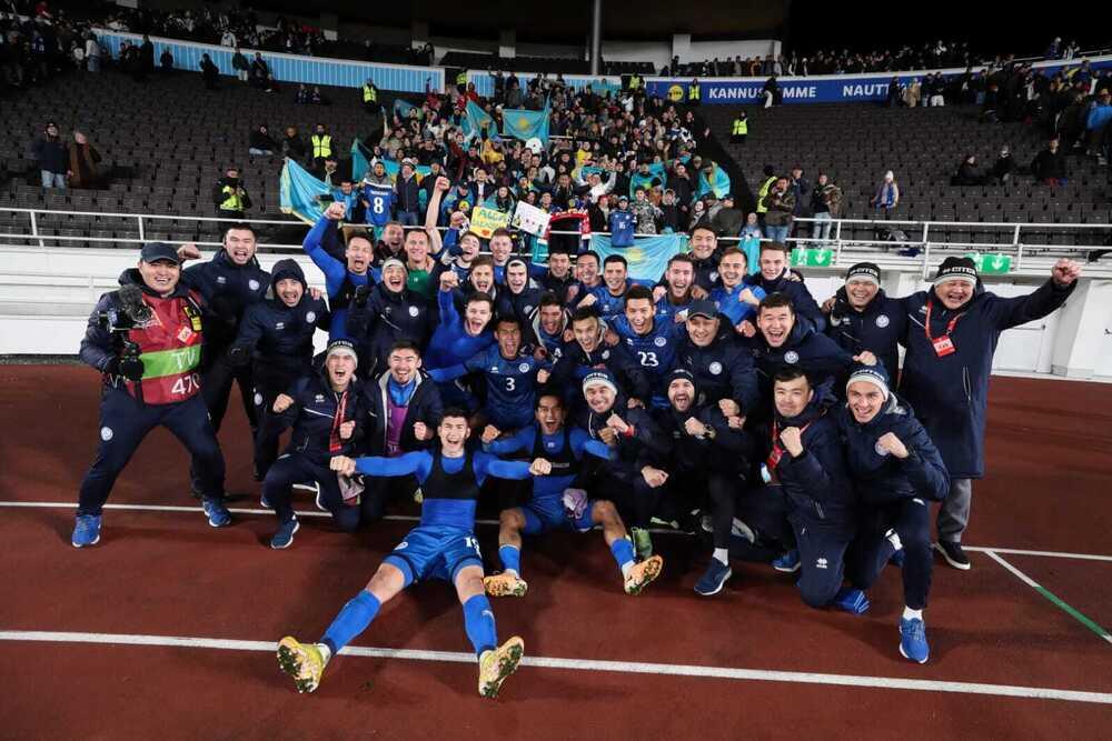 Сборная Казахстана в отборе Евро-2024 по футболу сенсационно обыграла Финляндию