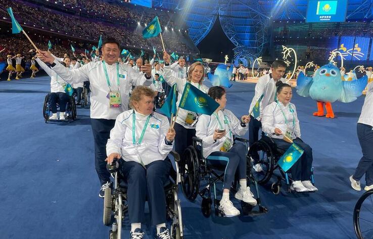 Казахстан принял участие в церемонии открытия IV Азиатских параигр в Ханчжоу