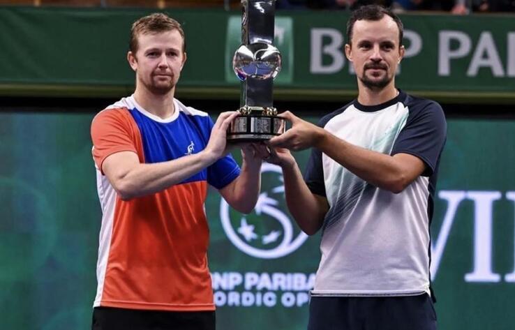 Қазақстандық теннисшілер Александр Бублик пен Андрей Голубев ATP 250 турнирінде жеңіске жетті