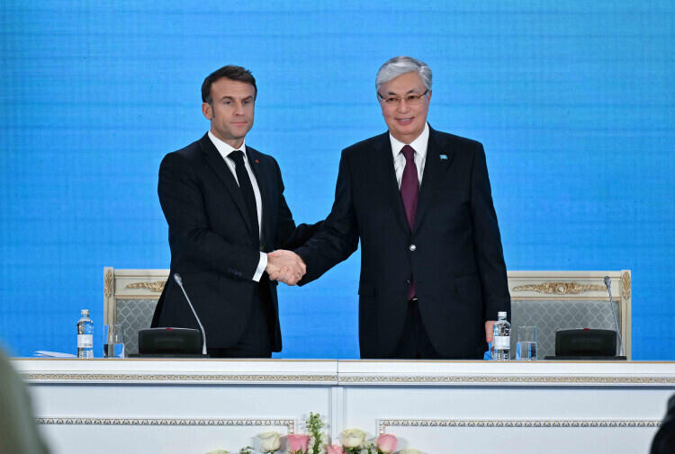 Leaders of Kazakhstan and France participated in a business forum