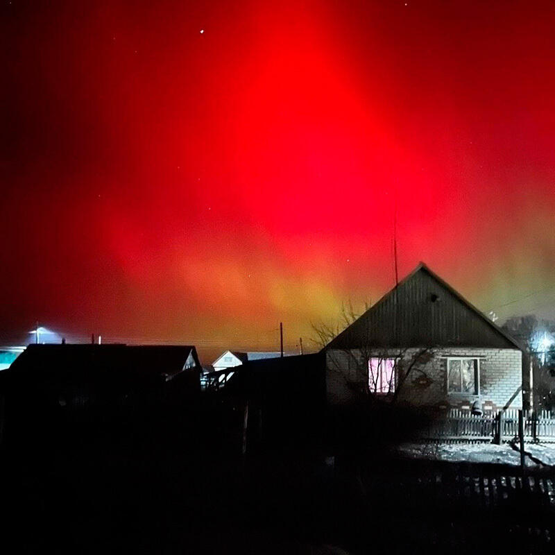 Northern Lights are seen tonight in Kazakhstan. Images | Instagram/@ilovekostanay