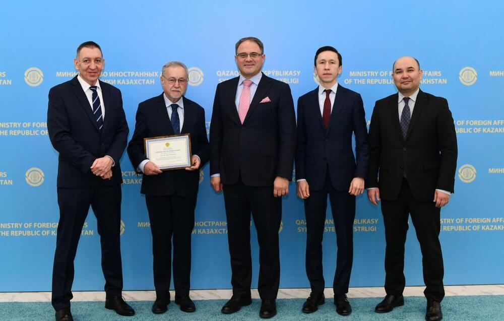 Ambassador of Poland honored at Foreign Ministry of Kazakhstan