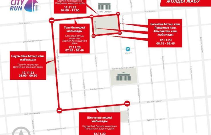Алматыда 12 қарашада "City Run 2023" маусымындағы қорытынды жарыс өтеді