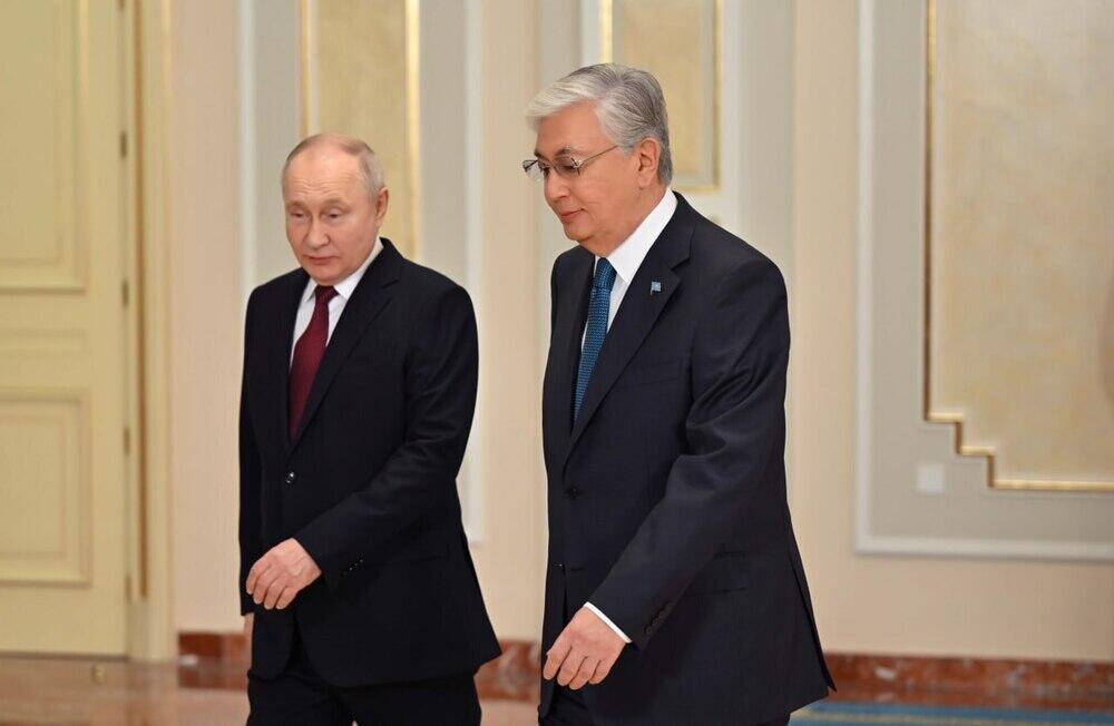 Токаев назвал визит Путина в Астану историческим